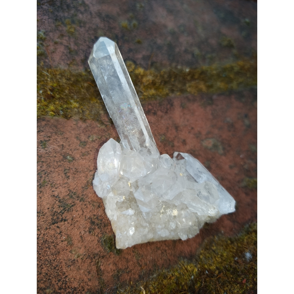 Rare Large Natural Danburite Specimen w/ rainbow Iris from Mexico